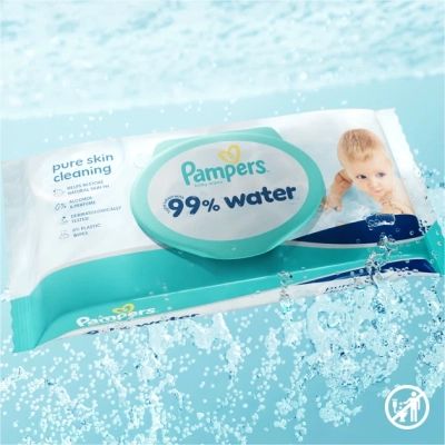 ������� ������� �������� Pampers 99 Water 60 �� � 18 ����� (1080 ��) (8006530116374) - �������� 3