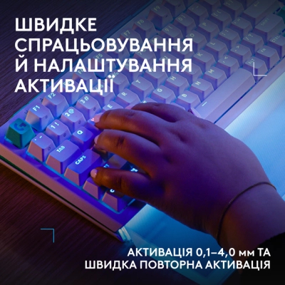 ��������� Logitech G512 X 98 Tactile Switch RGB USB UA White (920-014003) - �������� 4