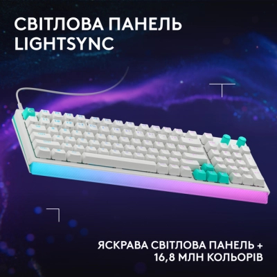 ��������� Logitech G512 X 98 Tactile Switch RGB USB UA White (920-014003) - �������� 8