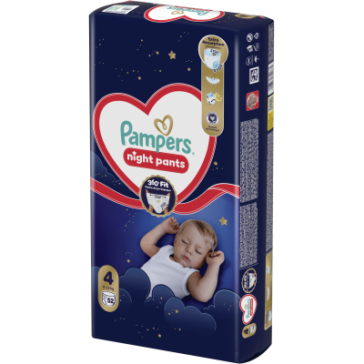 ϳ������ Pampers Night Pants ����� 4 (9-15 ��) 52 �� (8006530320665) - �������� 2