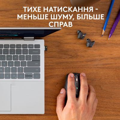 ����� Logitech MX Anywhere 3S for Business Wireless/Bluetooth + Mouse Pad Studio Series Graphite (MX910-006958) - �������� 4