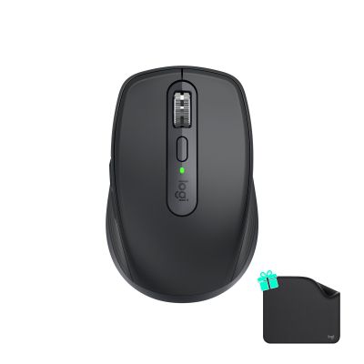 ����� Logitech MX Anywhere 3S for Business Wireless/Bluetooth + Mouse Pad Studio Series Graphite (MX910-006958) - �������� 1