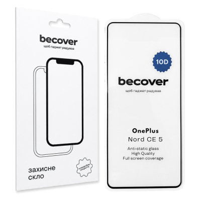 ������ �������� BeCover 10D OnePlus Nord CE 5 Black (715935) - �������� 1