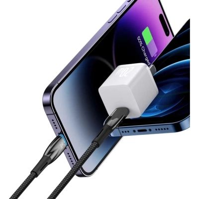 ���� ������ USB-C to Lightning 1.0m 20W black Baseus (CADH000001) - �������� 4