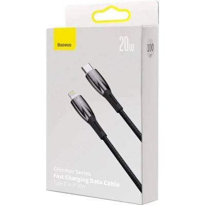 ���� ������ USB-C to Lightning 1.0m 20W black Baseus (CADH000001) - �������� 6