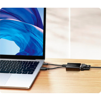 ���������� HDMI M to VGA F 1920x1080 60Hz black Ugreen (UGR-90813) - �������� 4
