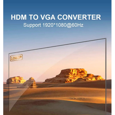 ���������� HDMI M to VGA F 1920x1080 60Hz black Ugreen (UGR-90813) - �������� 7