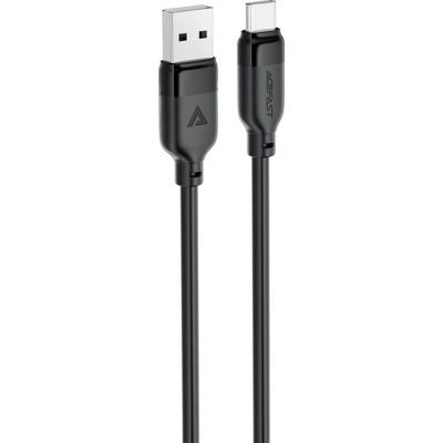 ���� ������ USB 2.0 AM to USB-C 1.2m 3A TPE black Acefast (6974316283812) - �������� 2