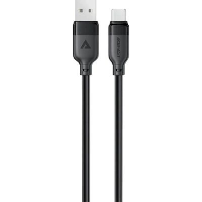 ���� ������ USB 2.0 AM to USB-C 1.2m 3A TPE black Acefast (6974316283812) - �������� 1