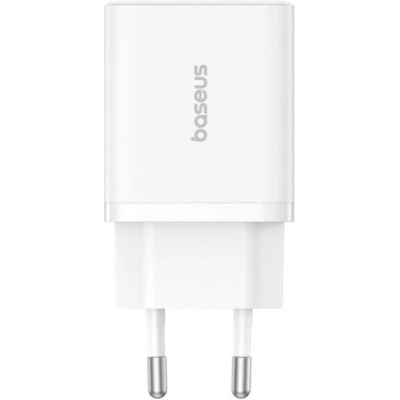�������� ������� Baseus 1xUSB-C PD30W + 1xUSB QC3.0 white (P10111404213-00) - �������� 2