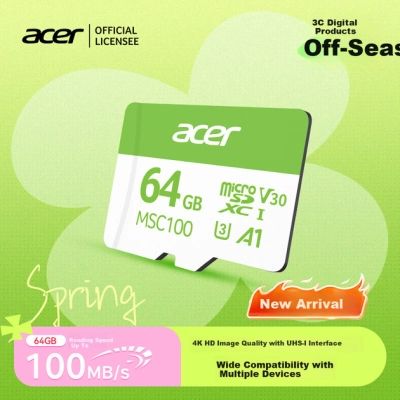 ����� ������ Acer 64GB microSD MSC100 /U3/V30/A1/C10 R 100MB/s / Write 30MB/s (BL.9BWWA.336) - �������� 2