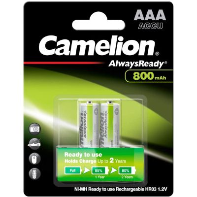 ����������� Camelion A� 800mAh Ni-MH Always Ready HR6 BP2 (NH-�A800�RBP2) - �������� 1