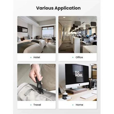 ����-���� 1.5�, U/UTP CAT 6A Copper Ethernet Cable ������(������ 2.8��) NW122 Black Ugreen (70333) - �������� 6