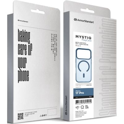 ����� ��� ���������� �������� Armorstandart Mystiq MagCase Apple iPhone 17 Pro Blue (ARM91598) - �������� 3