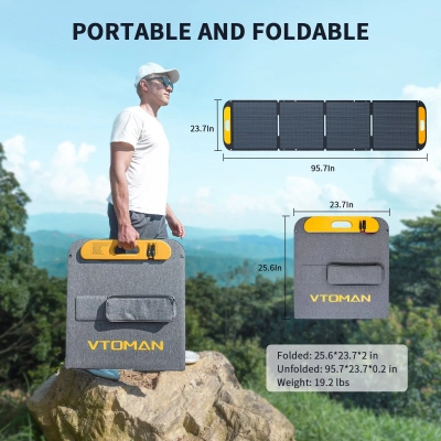 ����������� ��������� ������ Vtoman 200W 19V IP67 MC-4/Anderson/XT60/DC5521 (VS200) - �������� 5