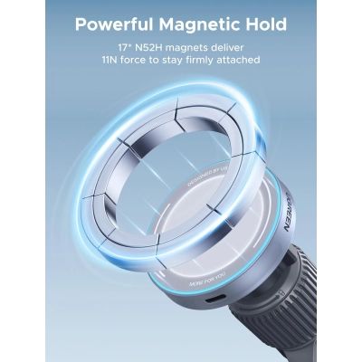 ������������� ���������� Ugreen W758 Magnetic Wireless Car Charger 25W QI2.2 Starlight Blue (55967) - �������� 3