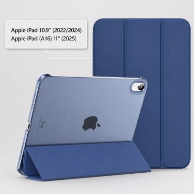 ����� �� �������� BeCover Tri Fold Hard Apple iPad 10.9" (2022/2024)/iPad (�16) 2025 11" Deep Blue (716119) - �������� 2