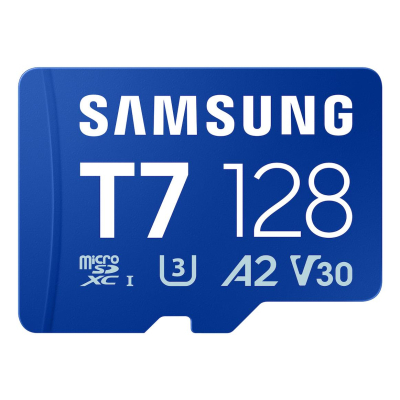����� ���'�� ����� ���'�� Samsung 128GB microSDXC class 10 UHS-I U3 V30 A2 T7 (MB-MB128T/WW) - �������� 1