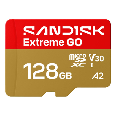 ����� ������ SanDisk 128GB microSDXC class 10 UHS-I Extreme GO (SDSQXGN-128G-GN6MN) - �������� 1