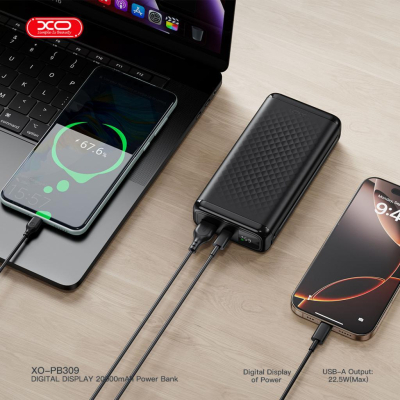 ������� ������������ XO 20000mAh, 22.5W, black (XO-PB309-BK) - �������� 6