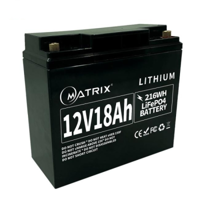 ������� ��� ��� ������� LiFePo4 Matrix 12.8V-18Ah 230.4Wh (MLR 1218) - �������� 1