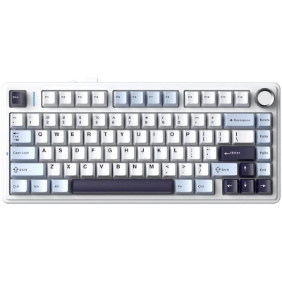 ��������� Aula F75 HE Dragan King Magnetic Switch Wireless/Bluetooth/USB UA Black/White (6978080506993) - �������� 1