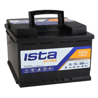 ����������� ������������� ISTA Optima 74Ah 680A R+ (L3) - �������� 3