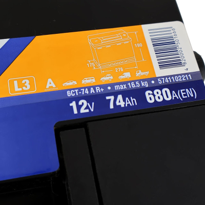 ����������� ������������� ISTA Optima 74Ah 680A R+ (L3) - �������� 4