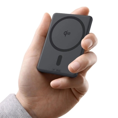 ������� ������������ Baseus 5000mAh PicoGo AM31 Qi2 20W MagSafe Black (P10081907123-00) - �������� 6
