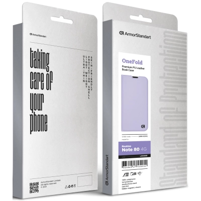 ����� ��� ���������� �������� Armorstandart OneFold Case Realme Note 80 4G Lavender (ARM92359) - �������� 7