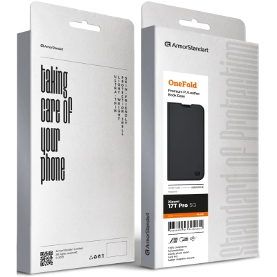 ����� ��� ���������� �������� Armorstandart OneFold Case Xiaomi 17T Pro 5G Black (ARM90974) - �������� 7
