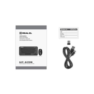 �������� REAL-EL KIT-635W Wireless/Bluetooth Black (EL123100057) - �������� 9