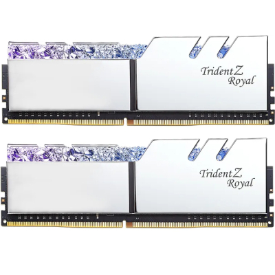 ������ ������ ��� ���������� DDR4 32GB (2x16GB) 3200 MHz TridentZ RGB ROYAL Silver G.Skill (F4-3200C16D-32GTRS) - �������� 1