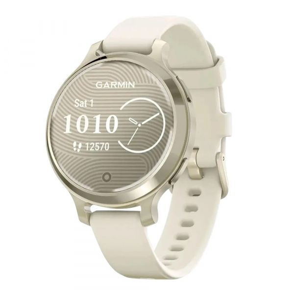 �����-���� Garmin Lily 2 Active Lunar Gold with Bone Silicone Band (010-02891-50) - �������� 1