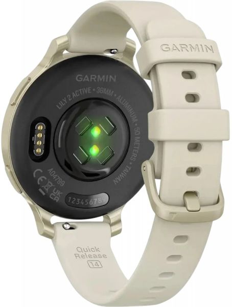 �����-���� Garmin Lily 2 Active Lunar Gold with Bone Silicone Band (010-02891-50) - �������� 3