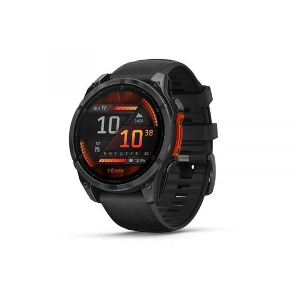 �����-���� Garmin Fenix 8 47mm AMOLED Slate Grey with Black Silicone (010-02904-09) - �������� 1