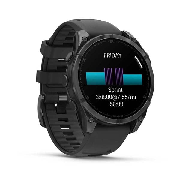 �����-���� Garmin Fenix 8 47mm AMOLED Slate Grey with Black Silicone (010-02904-09) - �������� 3