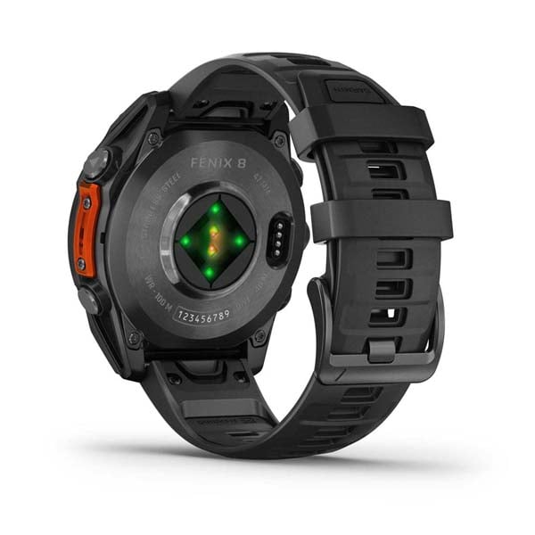 �����-���� Garmin Fenix 8 47mm AMOLED Slate Grey with Black Silicone (010-02904-09) - �������� 5