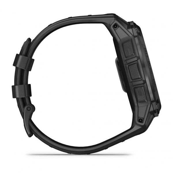 �����-�������� Garmin Instinct 3 50mm Tactical Solar Black with Charcoal Silicone Band (010-02935-90) - �������� 4