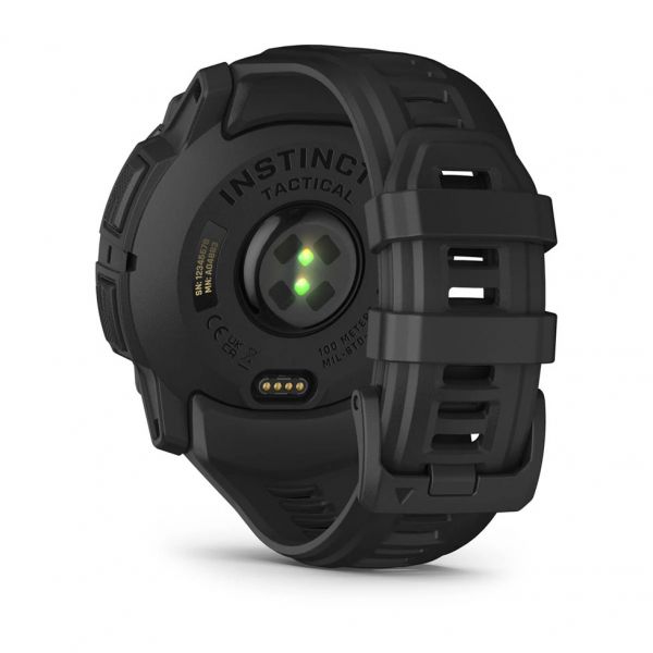 �����-�������� Garmin Instinct 3 50mm Tactical Solar Black with Charcoal Silicone Band (010-02935-90) - �������� 10