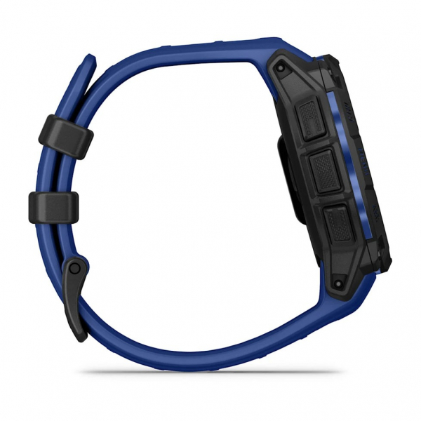 �����-�������� Garmin Instinct 3 45mm AMOLED Black with Bolt Blue/Black Silicone Band (010-02936-03) - �������� 6