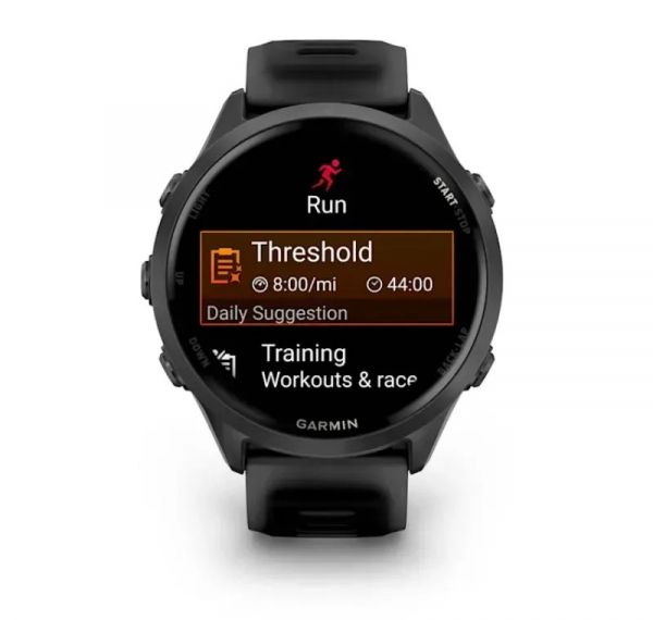 - Garmin Forerunner 570 47mm Slate Gray with Black/Translucent Black Silicone with Slate Buckle (010-02971-40) -  2