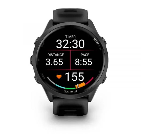 - Garmin Forerunner 570 47mm Slate Gray with Black/Translucent Black Silicone with Slate Buckle (010-02971-40) -  6