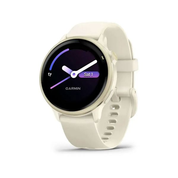 �����-���� Garmin Vivoactive 6 Lunar Gold with Bone Silicone Band (010-02985-41) - �������� 1