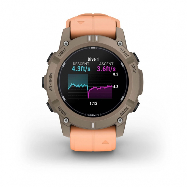 �����-�������� Garmin Descent G2 Paloma with Shell Pink Band (010-02986-01) - �������� 10