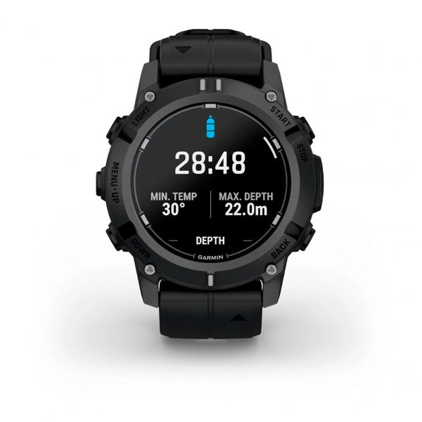 �����-�������� Garmin Descent G2 Black with Black Silicone (010-02986-13) - �������� 5