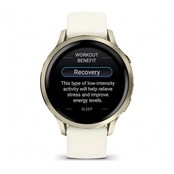 �����-�������� Garmin Venu 4 41mm Luna Gold with Bone Silicone (010-03013-40) - �������� 5