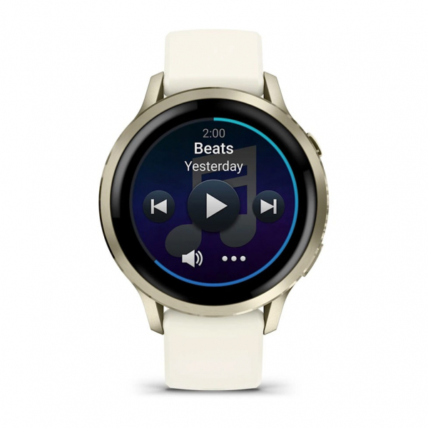 �����-�������� Garmin Venu 4 41mm Luna Gold with Bone Silicone (010-03013-40) - �������� 7