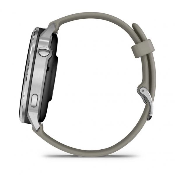 �����-�������� Garmin Venu 4 45mm Silver Bezel with Silver Gray Silicone Band (010-03014-01) - �������� 2