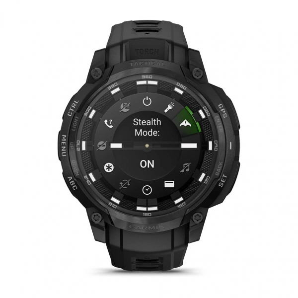 �����-�������� Garmin Instinct Crossover AMOLED Tactical Black with Black Silicone (010-03398-42) - �������� 6